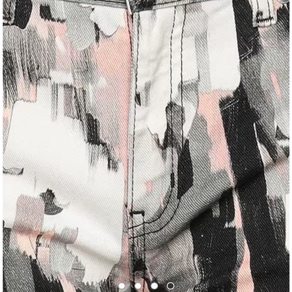 JUST CAVALLI abstract print jeans-LIKE NEW! - Picture 11 of 12